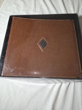 Vintage Heritage Style Faux Leather Scrapbook